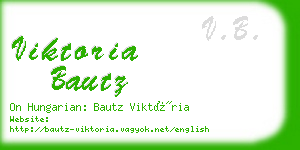 viktoria bautz business card